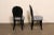 Wood Late 20th Century Italian Black & White Grotto Chairs For Sale - Image 7 of 10