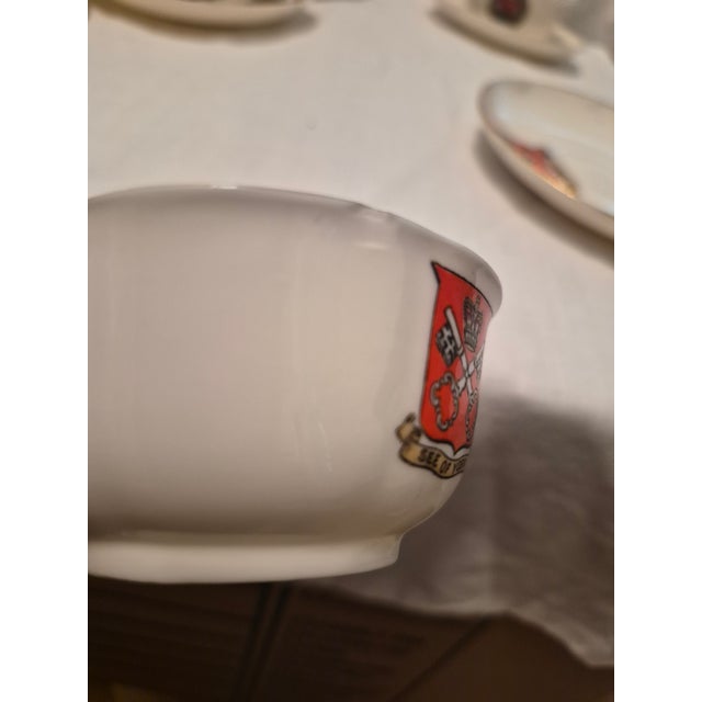 Antique Porcelain W. H. Goss Crested Demitasse China For Sale - Image 10 of 12