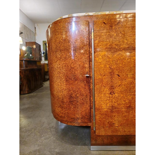 Light Yellow Modern Sideboard, Belgium, 1920s For Sale - Image 8 of 14