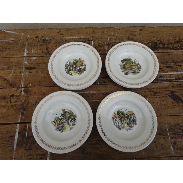 Soup Plates in Lunéville Earthenware from Keller & Guerin, 1890s, Set of 11 For Sale - Image 6 of 18