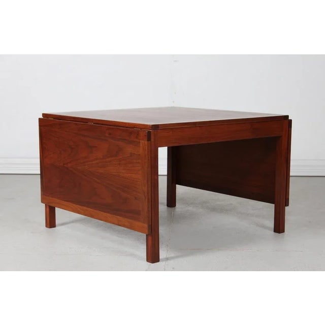 Danish vintage Børge Mogensen extendable coffee table model no. 5362 made of American walnut, solid and veneer with oil...