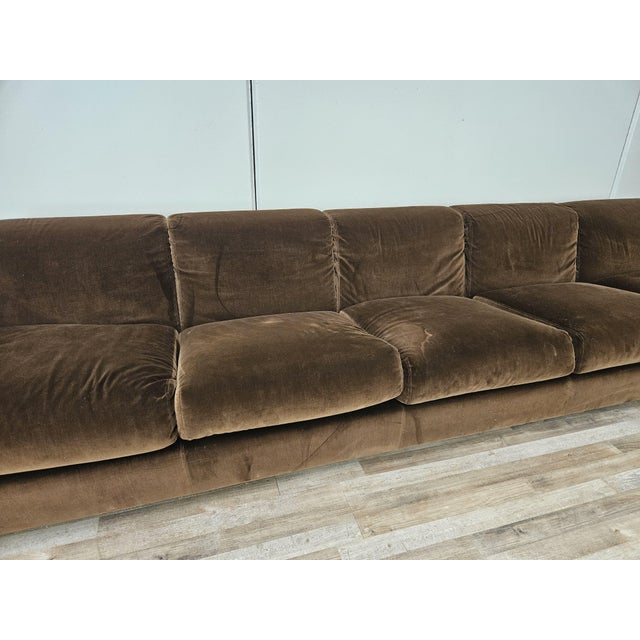 Tecno D120 Five-Seater Sofa by Valeria Borsani and Alfredo Bonetti for Tecno, 1966 For Sale - Image 4 of 16
