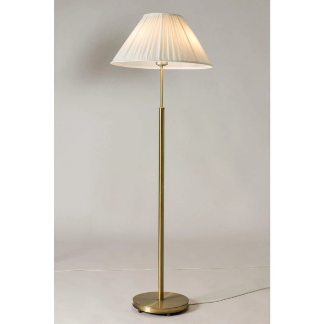 Gold Vintage Floor Lamps by Josef Frank for Svenskt Tenn, 1950s, Set of 2 For Sale - Image 8 of 10