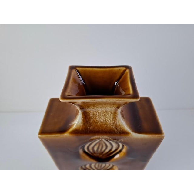 Mid-Century Brown Ceramic Vase from Ditmar Urbach, Czech, 1960s For Sale - Image 10 of 18