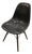 DSW Chair in Black Fiber by Charles and Ray Eames for Herman Miller, 1950 For Sale
