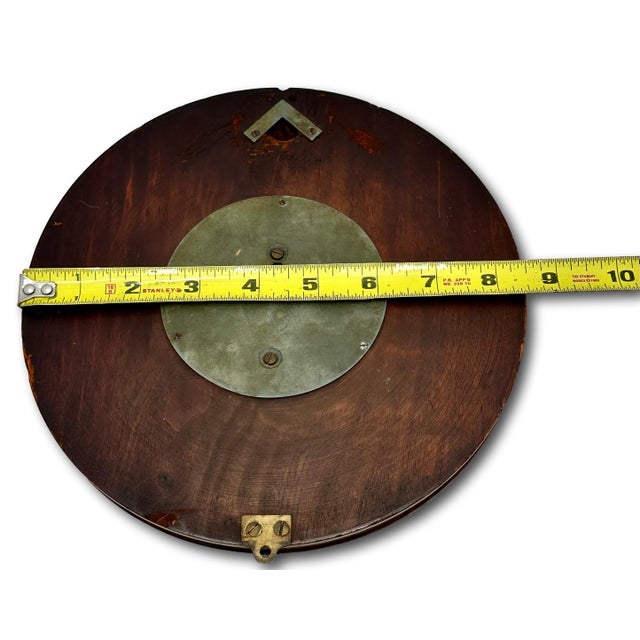 Nice Quality Antique European Hand Carved Walnut Wall Barometer - Circa Late 19th Century For Sale - Image 17 of 17