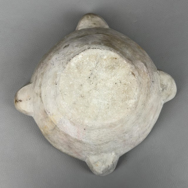White Antique White Marble Mortar, 1800s For Sale - Image 8 of 11