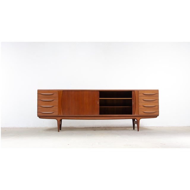 U-15 Model Sideboard by Johannes Andersen for Uldum Møbelfabrik, Denmark, 1960s For Sale - Image 6 of 11