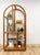 Danish MCM Bentwood Display Shelf Glass Shelves Vintage Etagere Bookcase For Sale In Tampa - Image 6 of 13