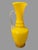Glass Vintage 12.25" Yellow Art Glass Ewer Pitcher With Twisted Clear Glass Handle For Sale - Image 7 of 7
