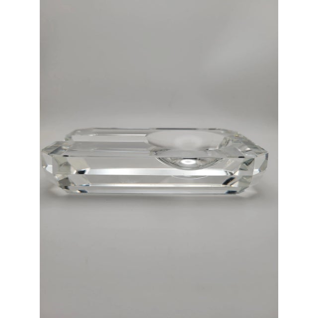 1970s 1970s Thompson Clear/Mirrored Cigar Ashtray For Sale - Image 5 of 11
