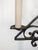 Large Wrought Iron Church Candelabra with Carved Wooden Crucifix For Sale - Image 4 of 10