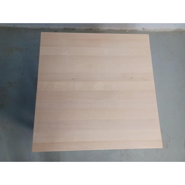 Danish Handcrafted Coffee Table in Beech by Haslev, 2001 For Sale - Image 9 of 11