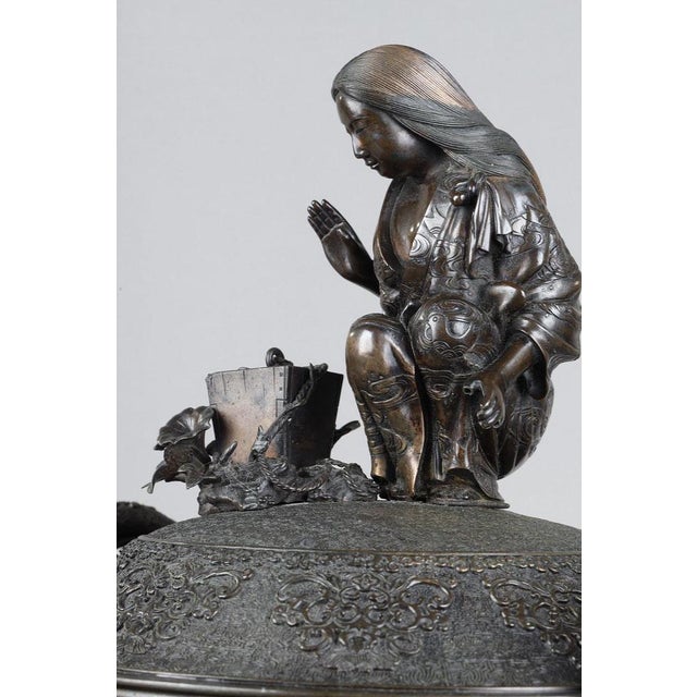 Large Perfume Burner or Koro by Oshima Joun, 1870s For Sale - Image 11 of 18