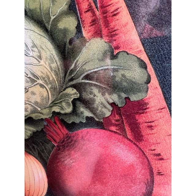 Late 20th Century Farmhouse Style Framed Art Seed Label by Mensing and Stecher Litho. Company For Sale - Image 9 of 12