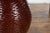 Prem Collection Handcrafted Burgundy Vase with Textured Honeycomb Style Motifs For Sale - Image 12 of 12
