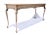 1990s Vintage Gilt Console Table Hollywood Regency Style, Antiqued Silver and Gold For Sale - Image 5 of 10