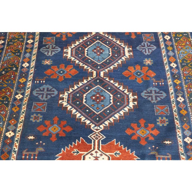 Textile Antique Shirvan Rug 4'2'' x 6' For Sale - Image 7 of 10