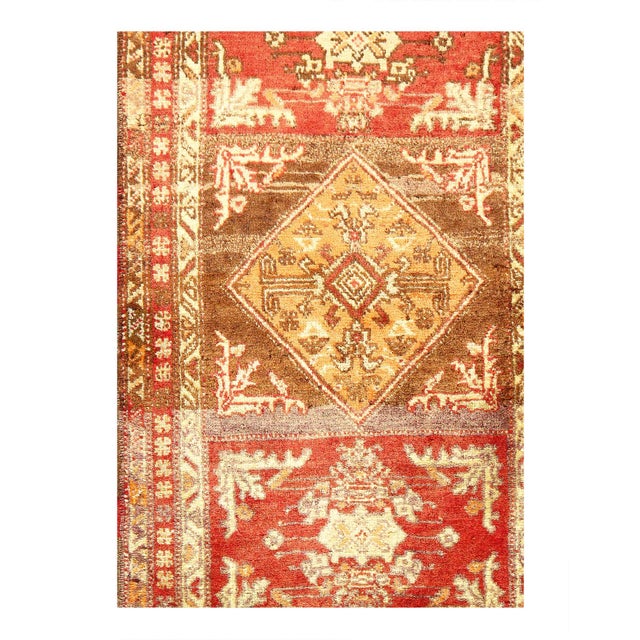 Hand knotted Turkish Oushak rug made of 100% hand-spun lamb's wool rug and all natural dyes. Each rug has a dense, soft...