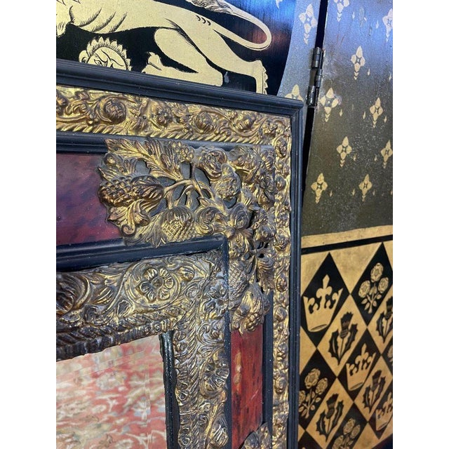 Napoleon Iii Tortoiseshell Mirror For Sale - Image 4 of 8