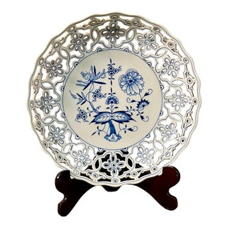 Blue Onion Ronde Plate from Meissen Porcelain For Sale