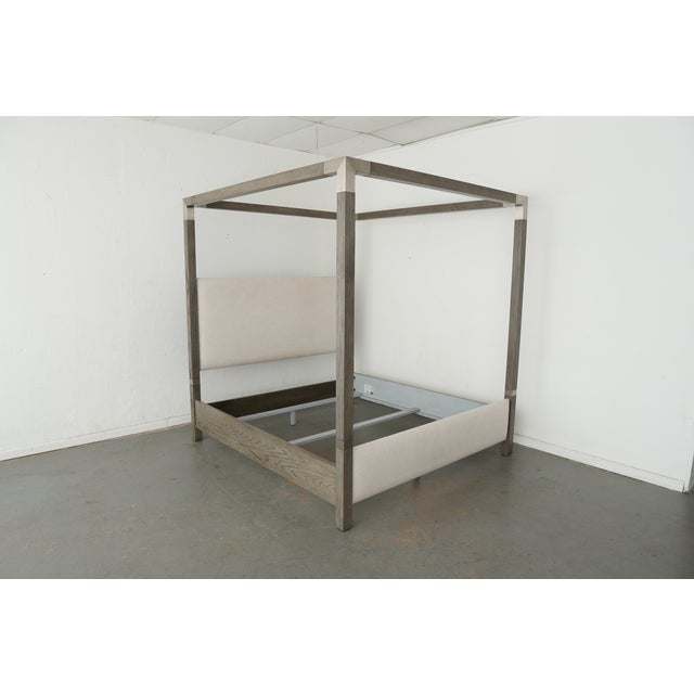 Bernhardt Bernhardt Palma Fabric King Canopy Bed For Sale - Image 4 of 12