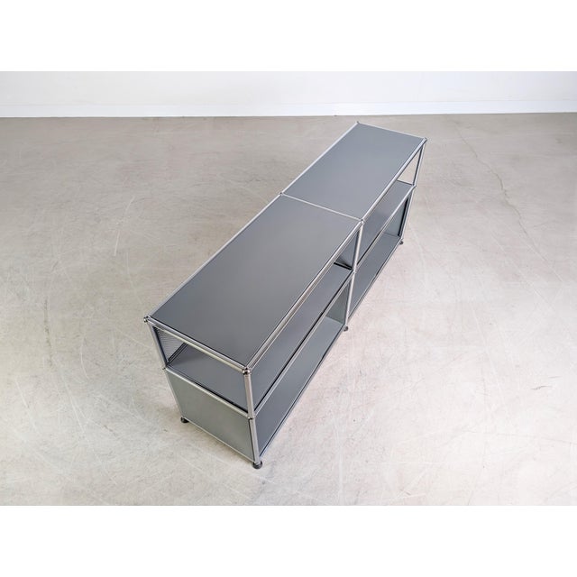 Metal Sideboard by Fritz Haller for USM Haller For Sale - Image 7 of 9