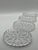 Transitional Mid 20th Century Crystal Coasters- Set of 4 For Sale - Image 3 of 8