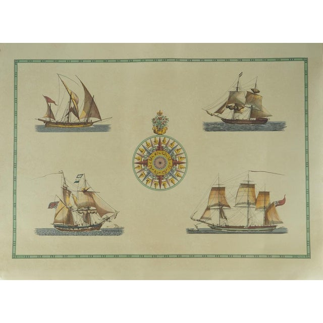 Sailing Ships of Yesteryear Chart by Cimera For Sale - Image 6 of 6