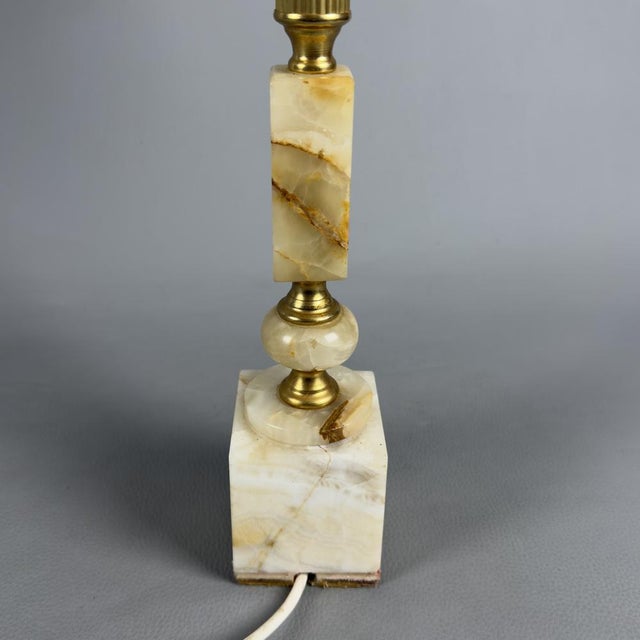 Macedonian Onyx Table Lamp, 1960s For Sale - Image 10 of 15