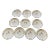 10 Antique Bird Parrots Porcelain Plates Checz For Sale