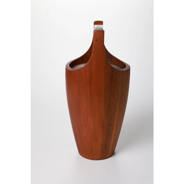 Mid-Century Modern 1960s Dansk Teak Ice Bucket by Jens Quistgaard | Mid-Century Modern Scandinavian Design For Sale - Image 3 of 11