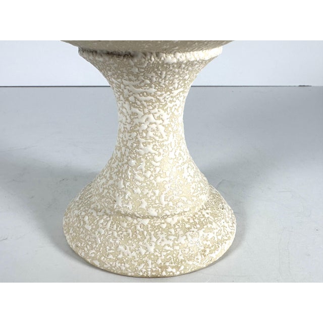 Ceramic MCM California Originals Pottery Compote: Turquoise & Beige, 1964 For Sale - Image 7 of 9