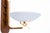 Brown Art Deco Wall Lamps, Poland, 1950s, Set of 5 For Sale - Image 8 of 9