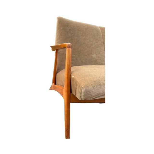 Sofa attributed to Illum Wikkelsø for A/S Mikael Laursen, Denmark, 1950s For Sale - Image 4 of 6