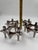 Mid-Century Modern Brutalist Chrome Taper Candleholders by Nagel Stoff for BMF, 1950s, Set of 4 For Sale - Image 14 of 18
