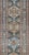 Antique Persian Hamadan Runner With Angular Medallion Design in Soft Blue, Green For Sale - Image 4 of 12
