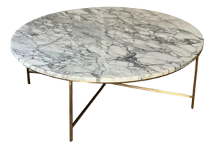Marble and Brass Coffee Table by Paul McCobb, 1955