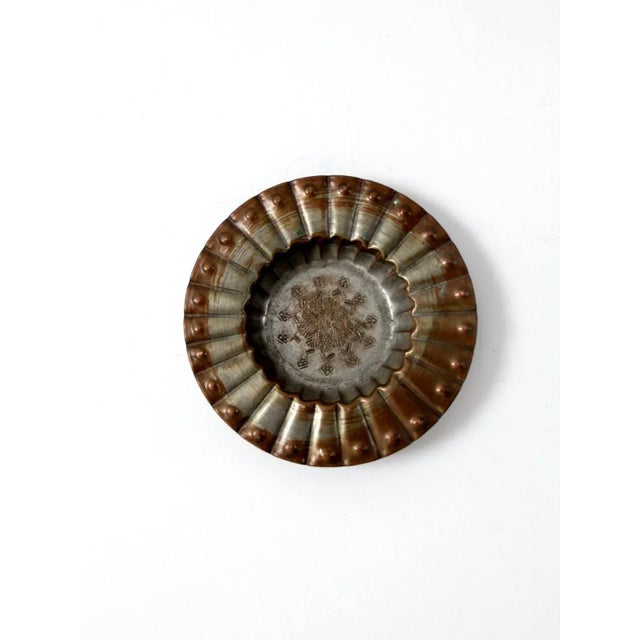 United Arab Republic Copper Bowl Circa 1960s For Sale - Image 10 of 10