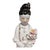 Chinoiserie Chinese Republic Period Porcelain Guanyin Lotus Figures - A Pair For Sale - Image 3 of 5