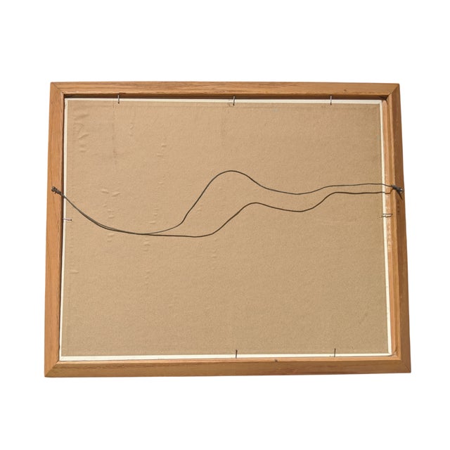 Yellow Vintage 1960s Original Still Life Fruit Painting Signed For Sale - Image 8 of 9