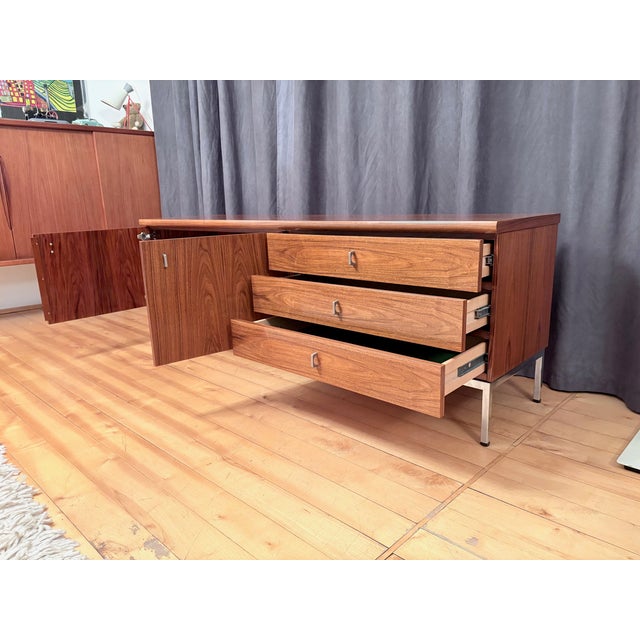 Walnut Veneer Sideboard, Germany, 1970s For Sale - Image 10 of 15