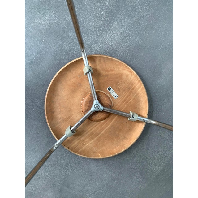 Dot Stool 3170 in Teak by Arne Jacobsen for Fritz Hansen