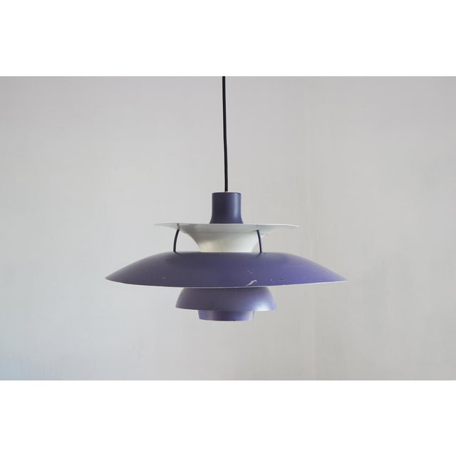 Purple PH5 Pendant Lamp by Poul Henningsen for Louis Poulsen, 1960s For Sale - Image 9 of 9