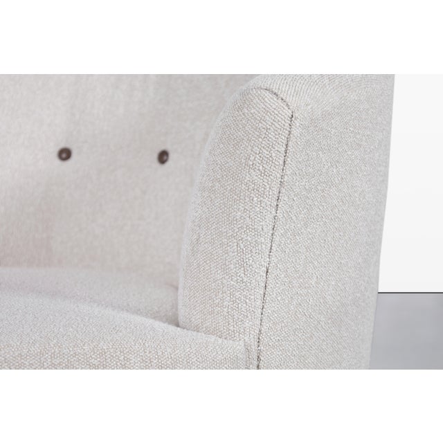 Wood Mid-Century Modern Barrel Back Swivel Lounge Chairs, 1960s For Sale - Image 7 of 14