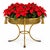1960s 1960s Large Scale Italian Hollywood Regency Gilt Metal Tole & Tassel Planter Plant Stand For Sale - Image 5 of 8