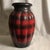 Great piece of German pottery from Scheurich, number . Vibrant red and brown. In very good vintage condition with some...