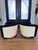 1970s Pair of 1973 Thayer Coggin Black Chenille Swivel Lounge Chairs on White Drum Bases For Sale - Image 5 of 18