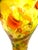 Mid 20th Century Tall Yellow Hand-Blown Glass Bottle in Murano Style For Sale - Image 9 of 17
