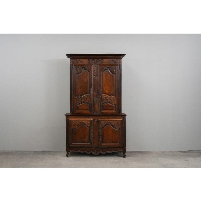 Item: Buffet Cabinet Period & Style: Baroque - France - 18th Century Features - Impressive, authentic & antique buffet...